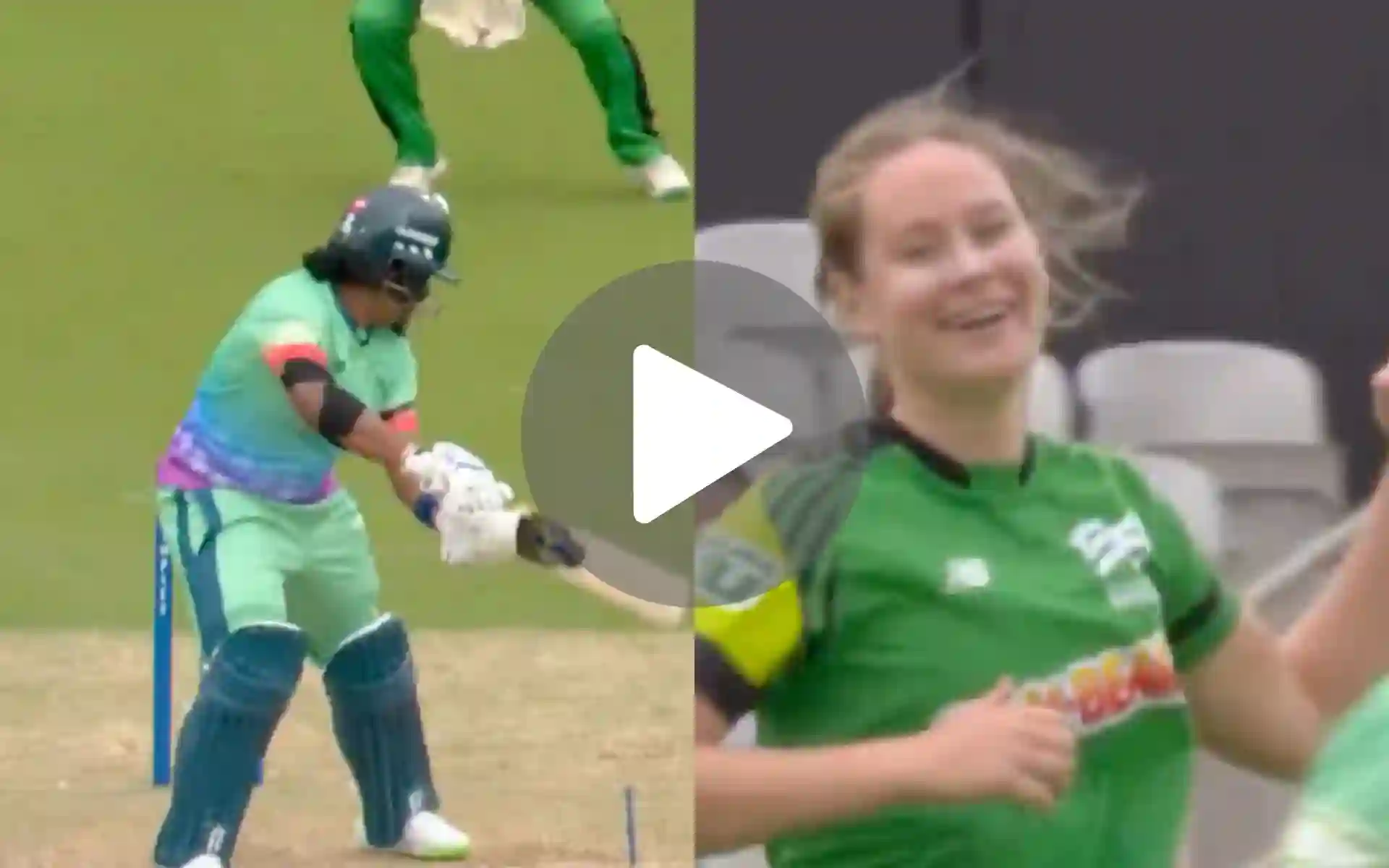 [Watch] Cheatle Does A Mitchell Starc To Get Rid Off Athapaththu In The Hundred 2024